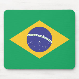 Brasil flag mouse mat