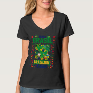Brasil Flag Outfit Idea For Kids Brazil & Brazilia T-Shirt