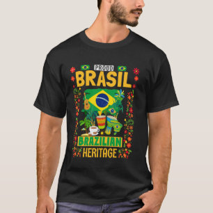 Brasil Flag Outfit Idea For Kids Brazil & Brazilia T-Shirt