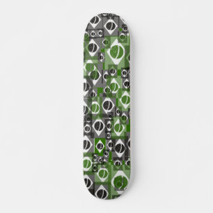 Brasil flag texture skateboard
