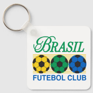 Brasil Futebol Club Vintage Soccer Key Ring