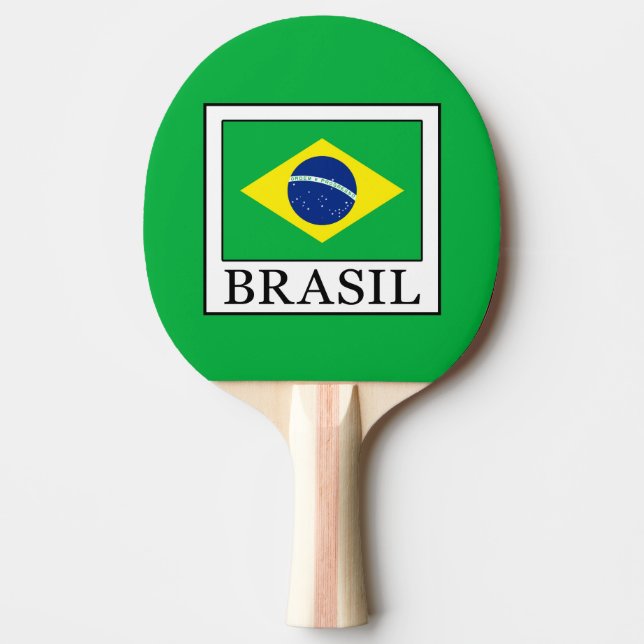 Brasil Ping Pong Paddle (Front)