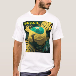 Brasil Soccer Fan T-Shirt Football Pride World