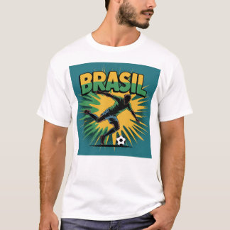 Brasil Soccer Fan T-Shirt | Football Pride | World