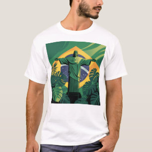 Brasil Soccer Fan T-Shirt Football Pride World