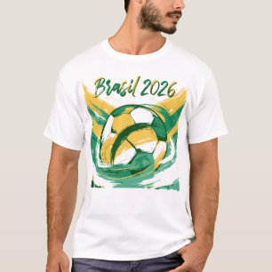 Brasil Soccer Fan T-Shirt Football Pride World