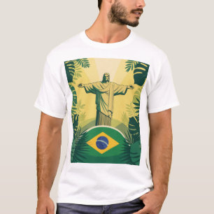Brasil Soccer Fan T-Shirt Football Pride World