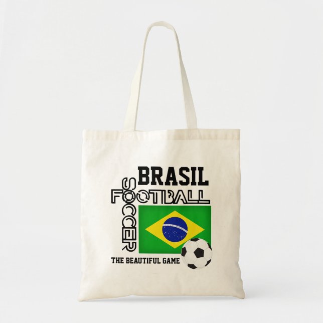BRASIL Soccer Football Tote Bag (Front)