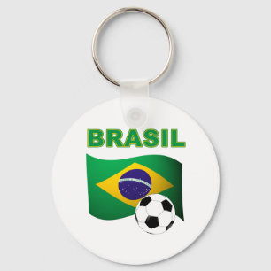 Brasil World Cup t-shirt Key Ring