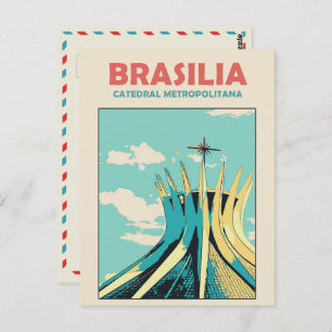 Brasilia Catedral Metropolitana, Brasil Postcard