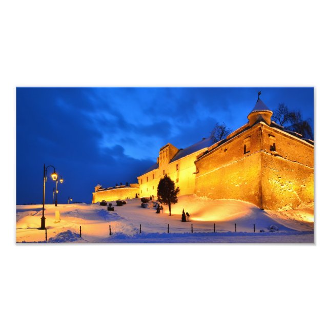 Brasov, Romania - The Fortress Photo Print (Front)