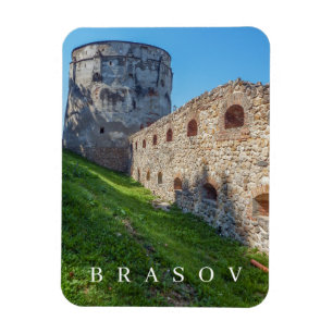 Brasov watchtower view fridge magnet