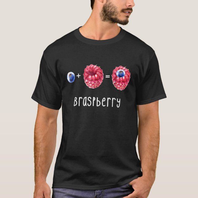 Braspberry   How To Make Blueberry Raspberry T-Shirt (Front)