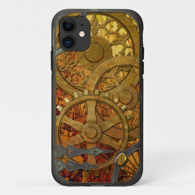 Brass and Bronze Steampunk iPhone 5 Case-Mate iPhone Case (Back)