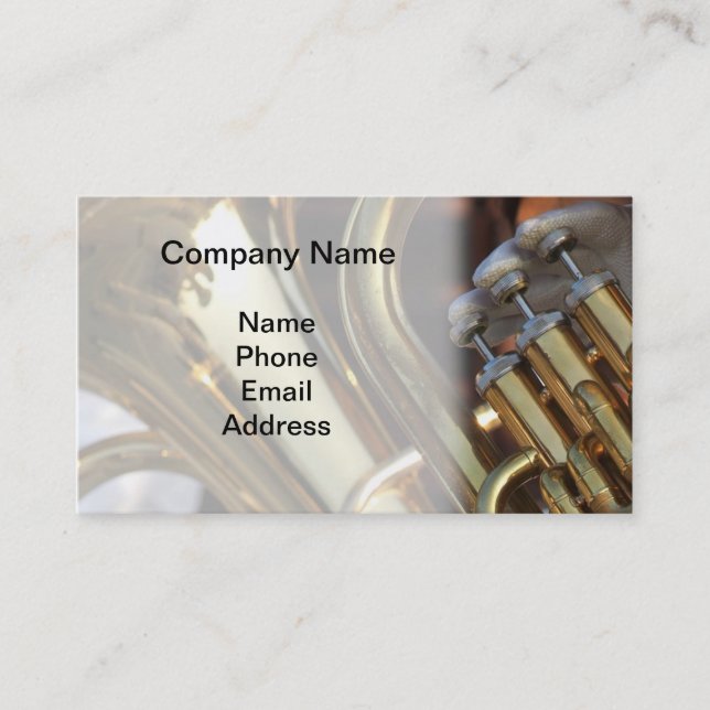 Brass Band Detail Business Card (Front)