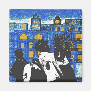 Brass Band, New Orleans Magnet