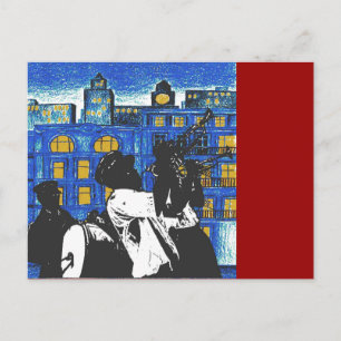 Brass Band, New Orleans Postcard
