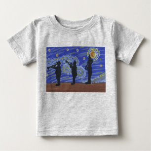 Brass Band on Stormy Night Baby T-Shirt