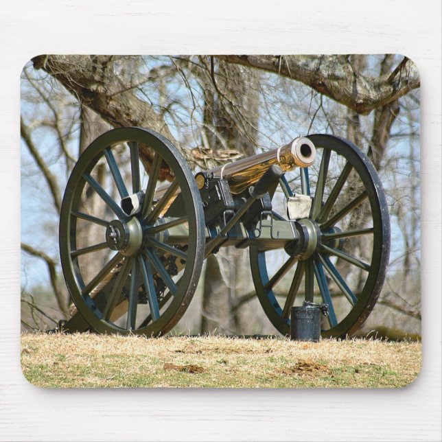 Brass Cannon Mouse Mat (Front)