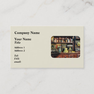 Brass Funnel and Spices Business Card