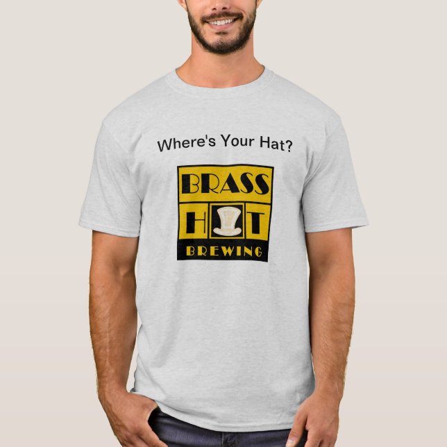 Brass Hat Brewing Tee #3 (Front)