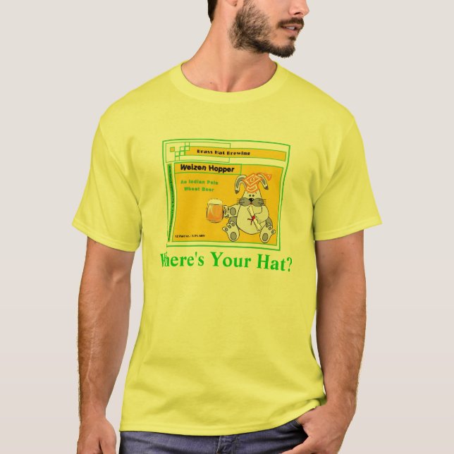 Brass Hat Brewing Tee #6 (Front)