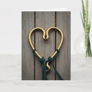 Brass Hooks Heartfelt Bond Card