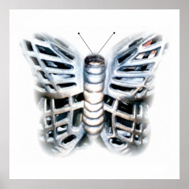 Brass Iron Butterfly Poster (Front)