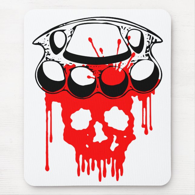 Brass Knuckles Mouse Mat (Front)