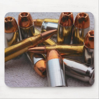 Brass & lead bullets mousepad