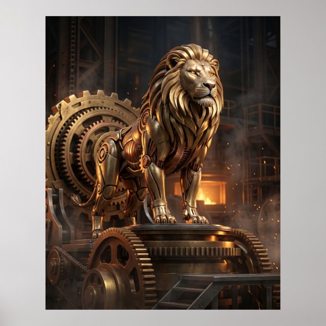 Brass Lion Throne Poster (Front)