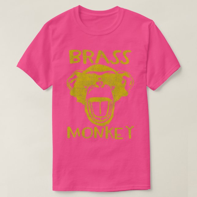 Brass Monkey Vintage  T-Shirt (Design Front)