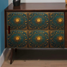 Brass Suns Decoupage