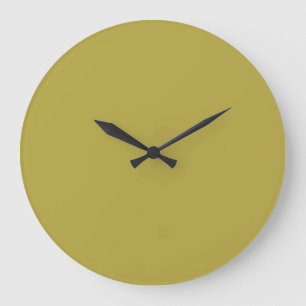 Brass Traditional Colour Matched Large Clock