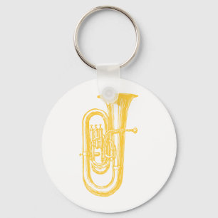 "Brass" Tuba Key Ring