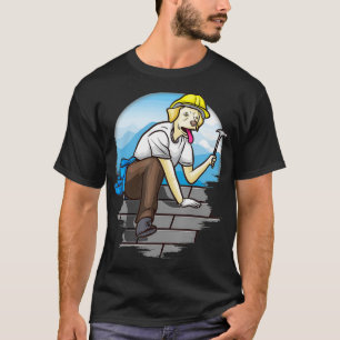 Brasti Roofer Craftsmen and Dogs Owner T-Shirt