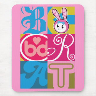 BRAT BUNNY - Blocks Mouse Mat