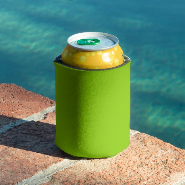Brat Green Solid Colour Can Cooler (In Situ Pool)