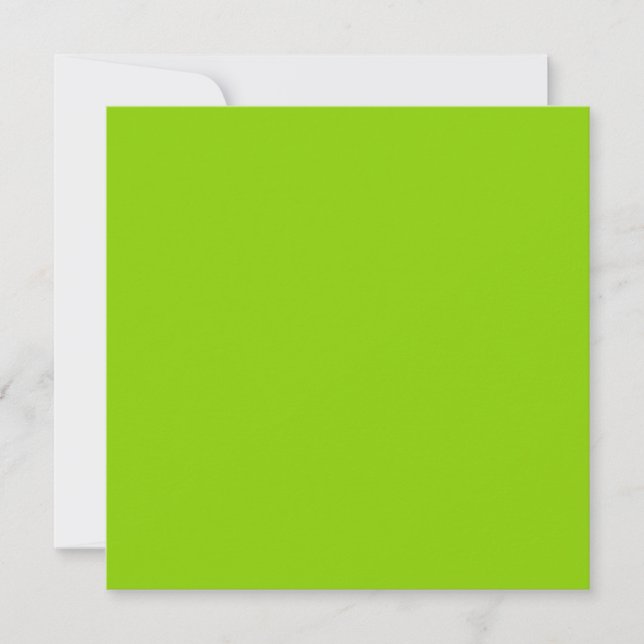 Brat Green Solid Colour Card (Front)