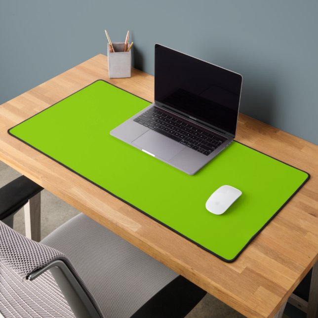 Brat Green Solid Colour Desk Mat (Office 2)