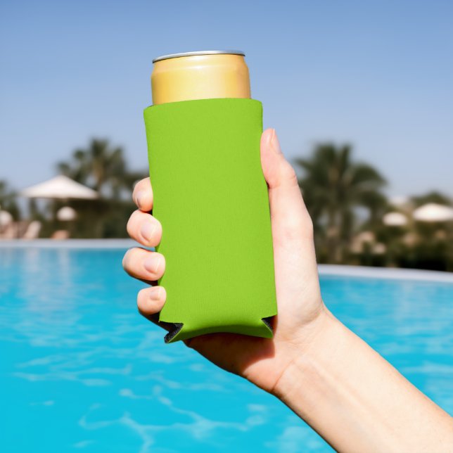 Brat Green Solid Colour Seltzer Can Cooler (In Situ Pool)