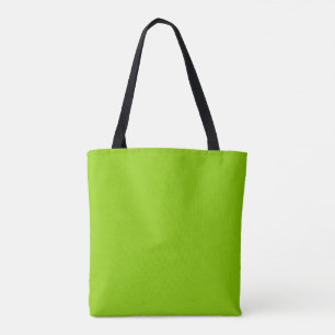 Brat Green Solid Colour Tote Bag