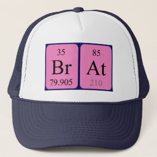 Brat periodic table name hat