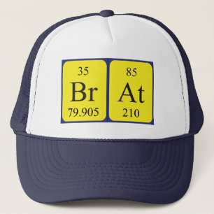 Brat periodic table name hat