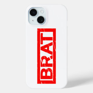 Brat Stamp iPhone 15 Case