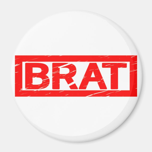 Brat Stamp Magnet (Front)