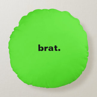 brat summer round cushion