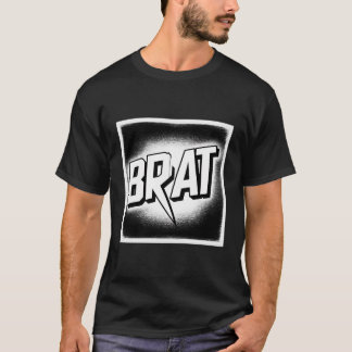 Brat T-Shirt - Black and white tee