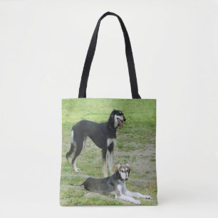 Bratan and Grizl saluki Tote Bag