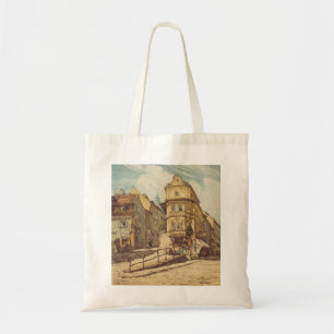 Bratislava by Richard Lux Century Colored Etching Tote Bag